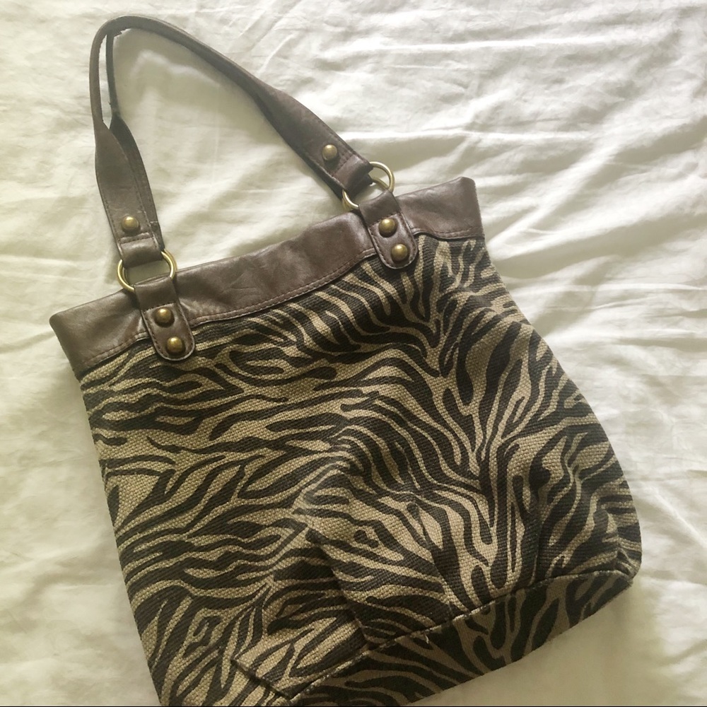 Banana Republic Animal Print Tote